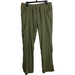 Columbia Omni-Shield Size 14 Hiking Pants Advanced Repellency Straight Green